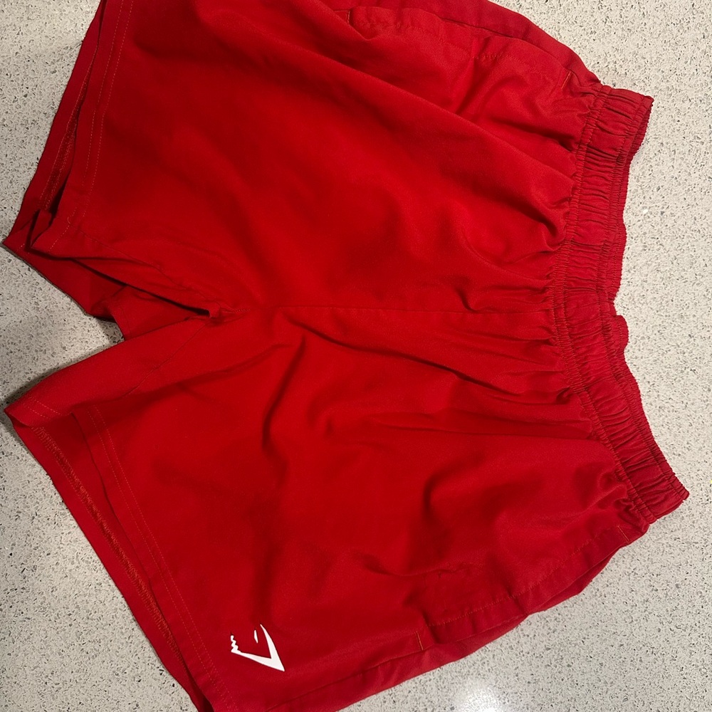 Gymshark Red Athletic Shorts